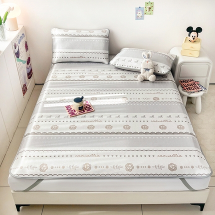 倾慕家纺 2025新款时尚风凉感冰丝席 瑟琳娜