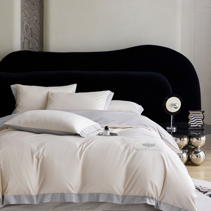 91家纺网 家纺一手货源 找家纺 金奇达家纺 2025春夏新款【特洛伊】红金裸盖™棉全棉纯棉红金裸盖棉四件套标准号全网控价（折后券后）不低于199元） 特洛伊-米灰