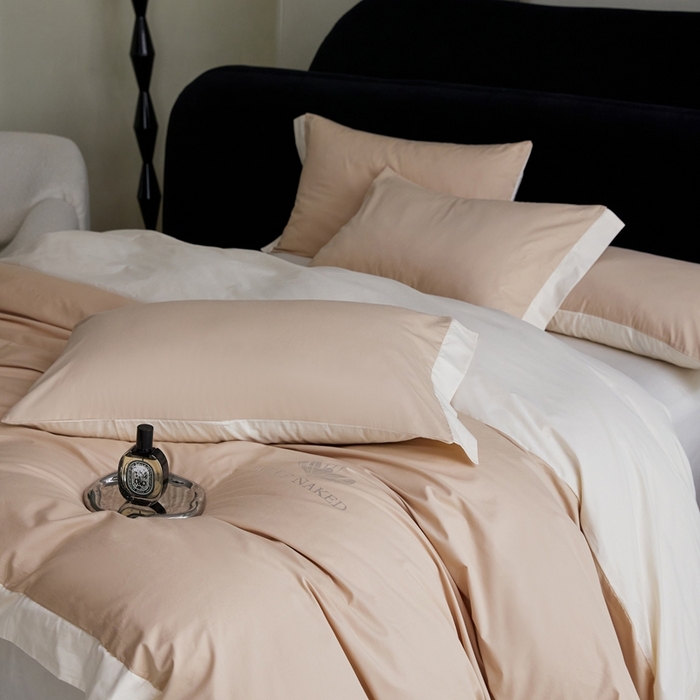 91家纺网 家纺一手货源 找家纺 （总）金奇达家纺 2025春夏新款【特洛伊】红金裸盖™棉全棉纯棉红金裸盖棉四件套标准号全网控价（折后券后）不低于199元）