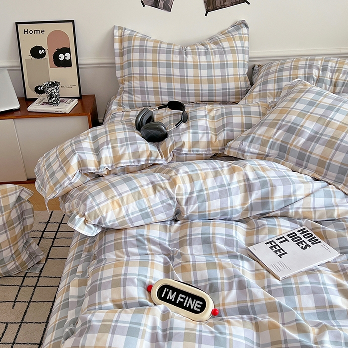 91家纺网 家纺一手货源 找家纺 罗菲尼酒店用品 2025新款磨毛亲肤飞边款四件套 梵西格