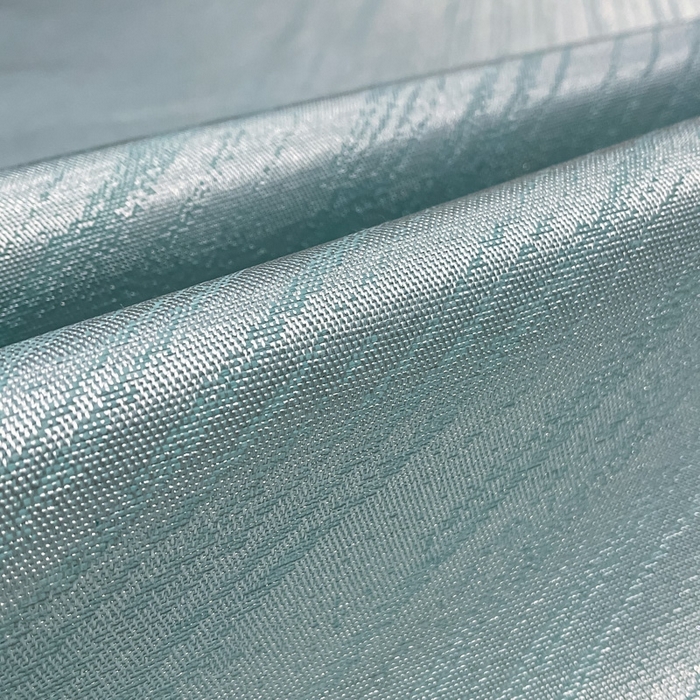 91家纺网 家纺一手货源 找家纺 阿亮家居 2025新款凉席冰丝席三明治宽包边刺绣款粗冰丝凉席 流星雨-蓝