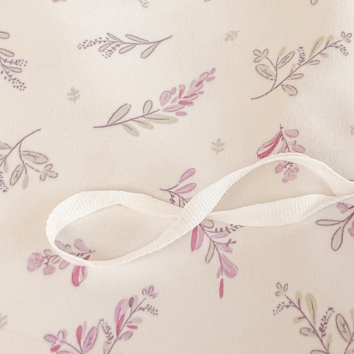 91家纺网 家纺一手货源 找家纺 星窝家纺 2025新款纽扣款水洗棉印花四件套 茉婉紫