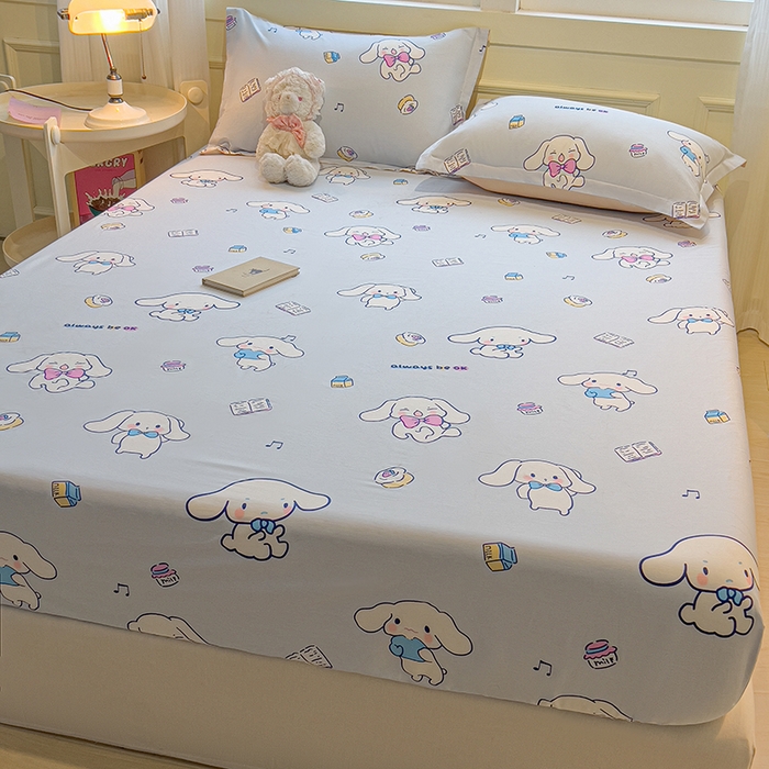 91家纺网 家纺一手货源 找家纺 拾物记 2025新款A类无荧光全喷气全棉12868单床笠 榆林