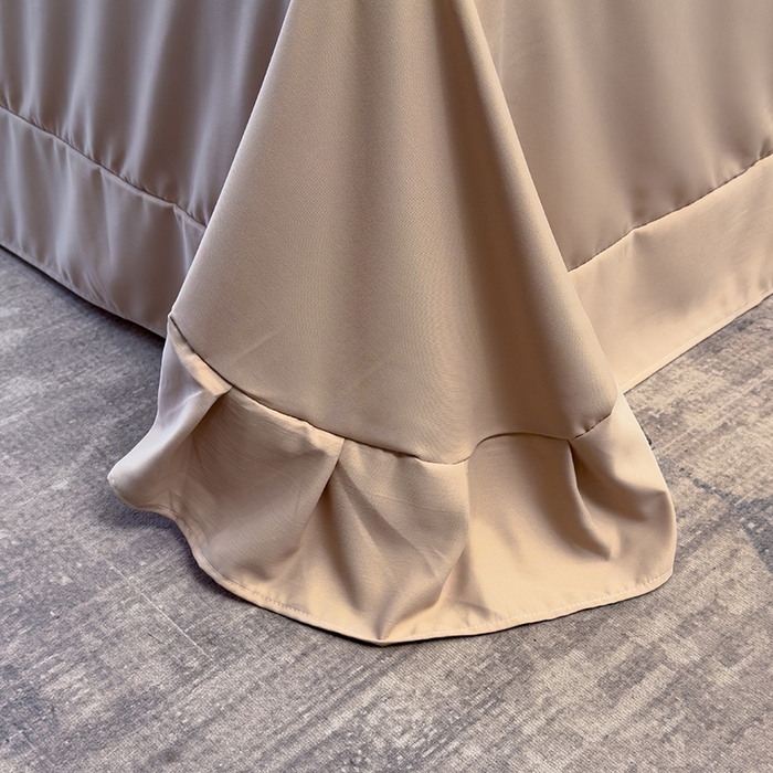 91家纺网 家纺一手货源 找家纺 竹合 2025新款数码印花轻奢凉感四件套 希雅咖