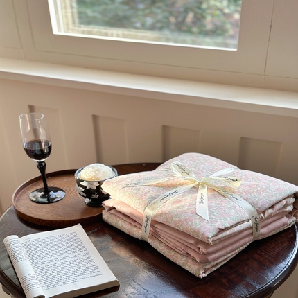 吉象双层纱叠拍四件套 梨花开