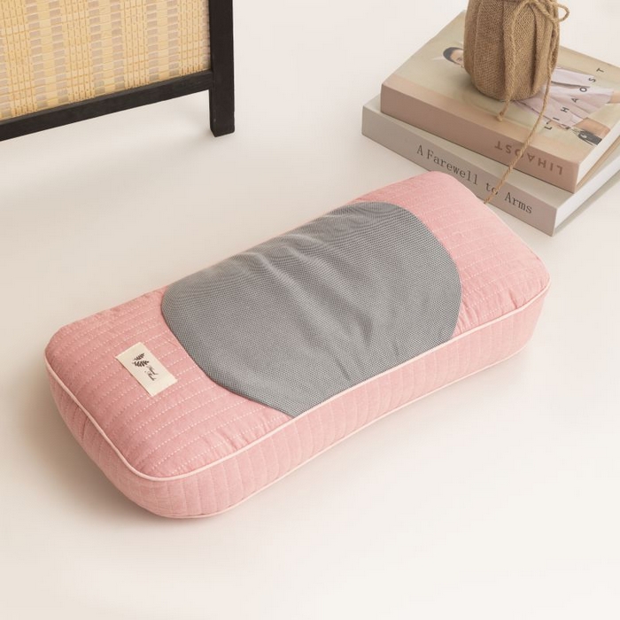 91家纺网 家纺一手货源 找家纺 （总）露函家居 2025新款全棉砂洗元宝荞麦枕枕头枕芯