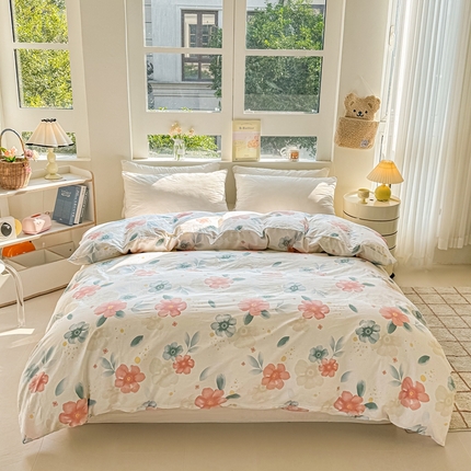 91家纺网 家纺一手货源 找家纺 （总）名优家纺 2025新款A类全棉纯棉韩版印花四件套