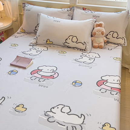 91家纺网 家纺一手货源 找家纺 （总）拾物记 2025新款A类无荧光全喷气全棉12868单床单