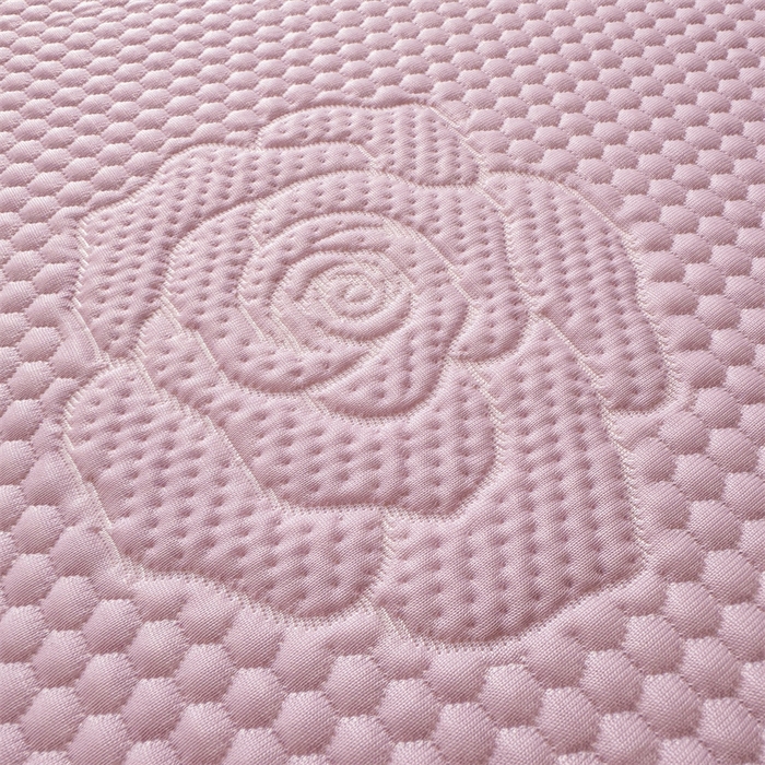 91家纺网 家纺一手货源 找家纺 恒爱家纺 2025新款冰丝国色天香夏被床盖四件套 优雅紫