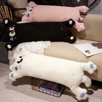 91家纺网 家纺一手货源 找家纺 （总）仟亿莱2025新款举小手大眼仔长条抱枕