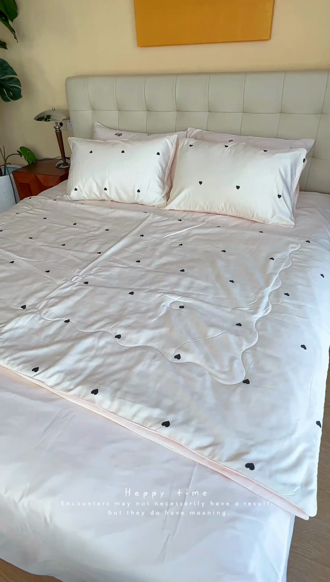 91家纺网 家纺一手货源 找家纺 （总）棉生活家纺 2025新款ins小清新水洗冰丝夏被四件套