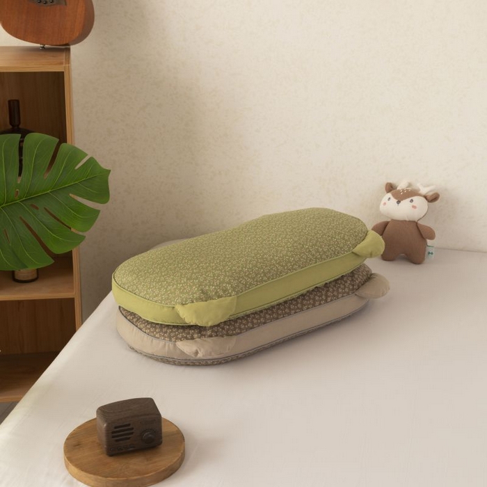 91家纺网 家纺一手货源 找家纺 露函家居 2025新款纯棉熊猫款荞麦枕枕头枕芯 熊猫-玫红