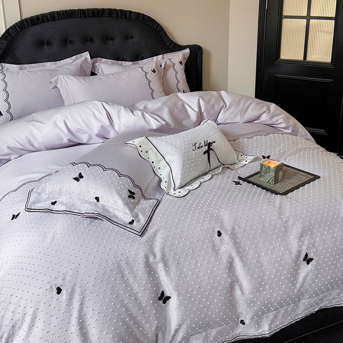 91家纺网 家纺一手货源 找家纺 优悦生活馆 2025新疆长绒棉云小甜四件套【控价领券后标准不低于268】 云小甜-风信紫