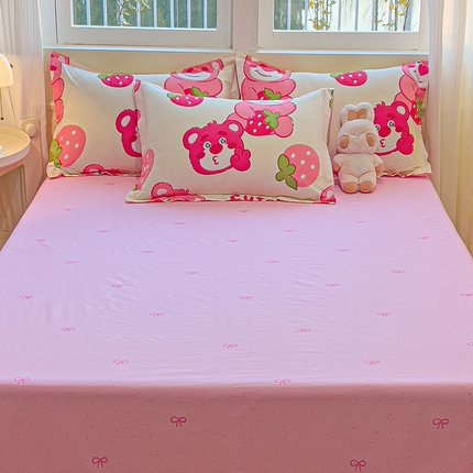 91家纺网 家纺一手货源 找家纺 （总）拾物记 2025新款A类无荧光全喷气12868全棉B版单床单