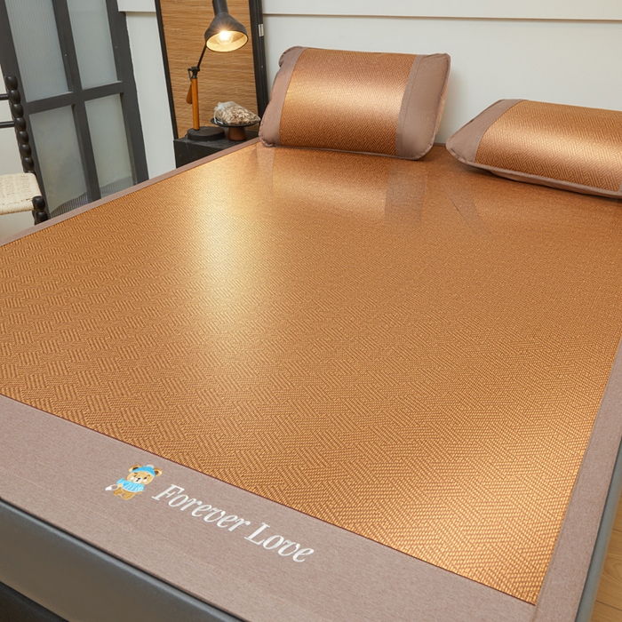 91家纺网 家纺一手货源 找家纺 （总）琪琪阁 2026新款小熊宽边藤席