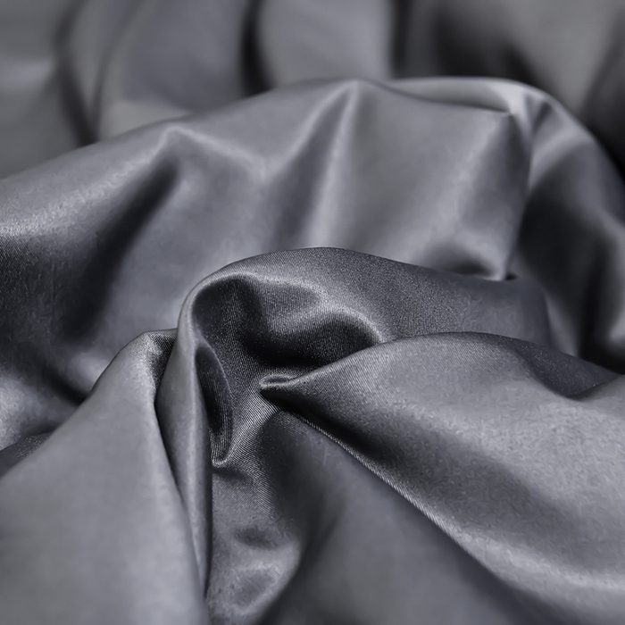 91家纺网 家纺一手货源 找家纺 伊梵居 2025新款水洗真丝刺绣夏被四件套 高级灰+山灰