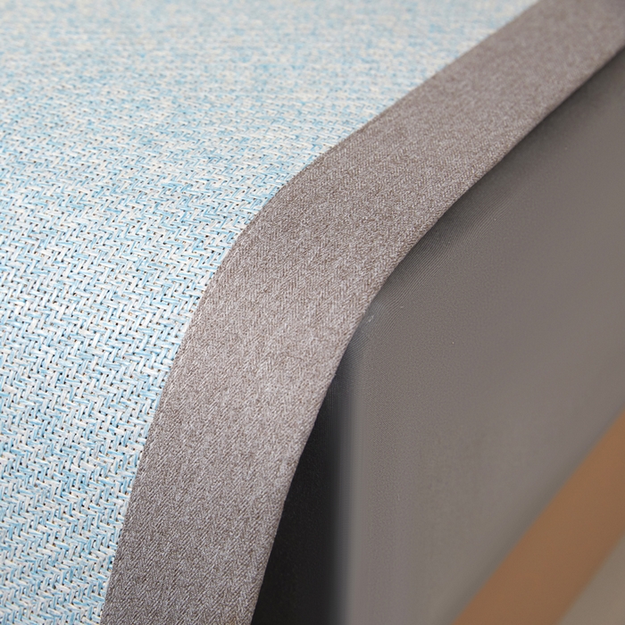 91家纺网 家纺一手货源 找家纺 琪琪阁 2026新款印尼藤双面凉席 湖水蓝