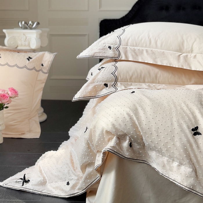 91家纺网 家纺一手货源 找家纺 优悦生活馆 2025新疆长绒棉云小甜四件套【控价领券后标准不低于268】 云小甜-阳光米