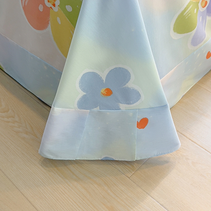 91家纺网 家纺一手货源 找家纺 拾物记 2025新款A类无荧光全喷气全棉12868单床单 陌上花