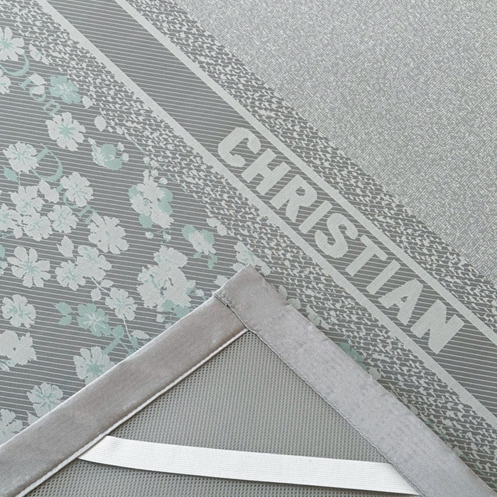 91家纺网 家纺一手货源 找家纺 慕尚家纺 2025春夏新款凉感冰丝提花凉席三件套 花艺 灰绿