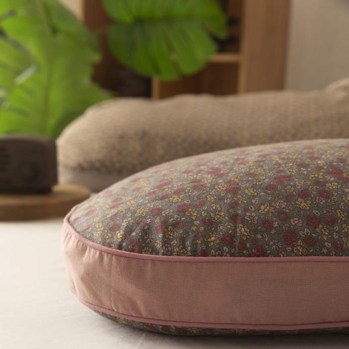 91家纺网 家纺一手货源 找家纺 露函家居 2025新款纯棉熊猫款荞麦枕枕头枕芯 熊猫-玫红