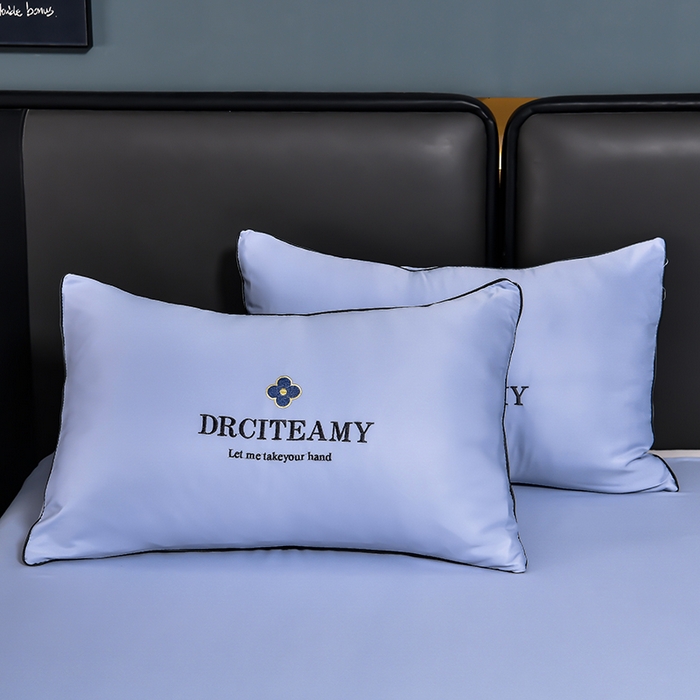 91家纺网 家纺一手货源 找家纺 伊梵居 2025新款水洗真丝刺绣夏被四件套 梵花-星黛紫