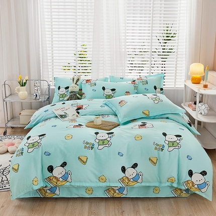 91家纺网 家纺一手货源 找家纺 （总）名优家纺 2025新款A类全棉纯棉韩版印花四件套