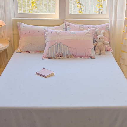 91家纺网 家纺一手货源 找家纺 （总）拾物记 2025新款A类无荧光全喷气12868全棉B版单床单