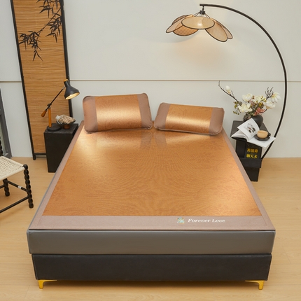 琪琪阁 2026新款小熊宽边藤席 水中花