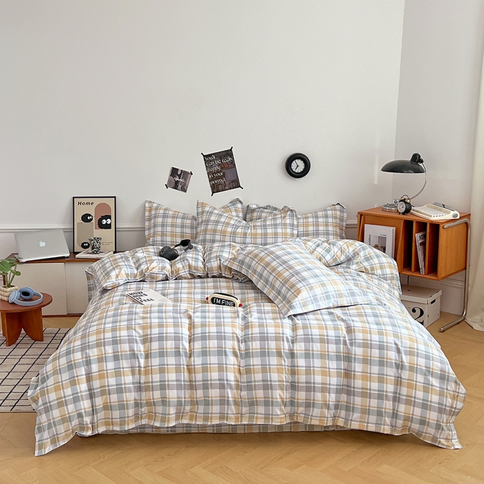 91家纺网 家纺一手货源 找家纺 罗菲尼酒店用品 2025新款磨毛亲肤飞边款四件套 梵西格