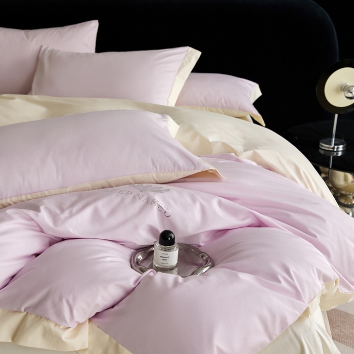 91家纺网 家纺一手货源 找家纺 金奇达家纺 2025春夏新款【特洛伊】红金裸盖™棉全棉纯棉红金裸盖棉四件套标准号全网控价（折后券后）不低于199元） 特洛伊-云烟紫