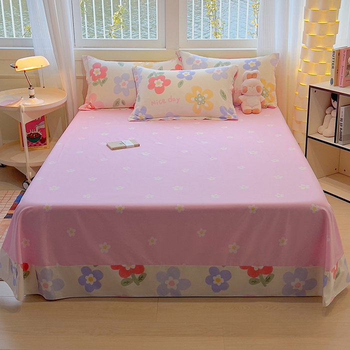 91家纺网 家纺一手货源 找家纺 拾物记 2025新款A类无荧光全喷气全棉12868四件套 繁花集