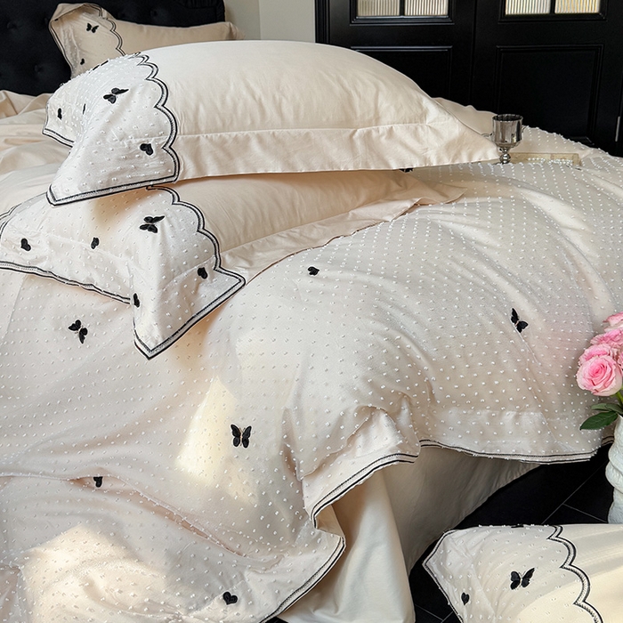 91家纺网 家纺一手货源 找家纺 优悦生活馆 2025新疆长绒棉云小甜四件套【控价领券后标准不低于268】 云小甜-阳光米