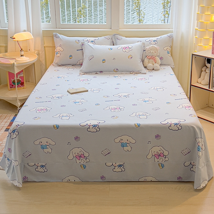 91家纺网 家纺一手货源 找家纺 拾物记 2025新款A类无荧光全喷气全棉12868单床单 榆林