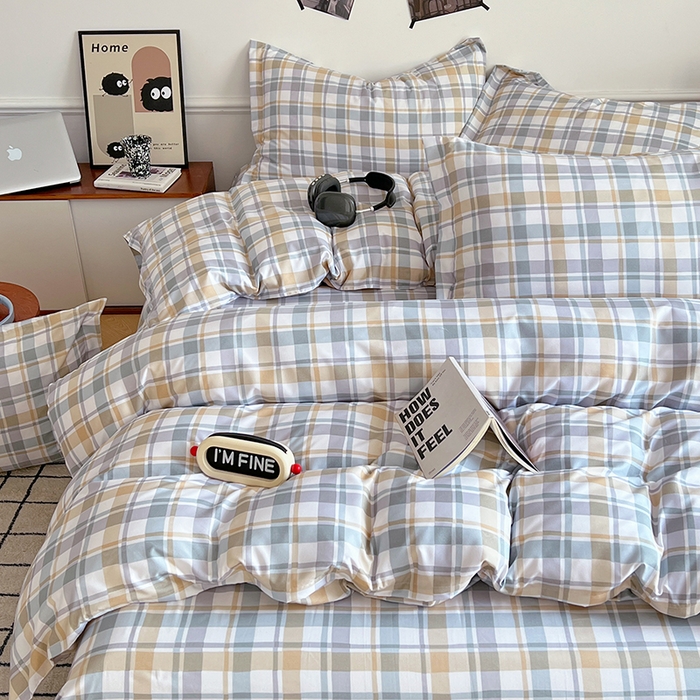 91家纺网 家纺一手货源 找家纺 罗菲尼酒店用品 2025新款磨毛亲肤飞边款四件套 梵西格