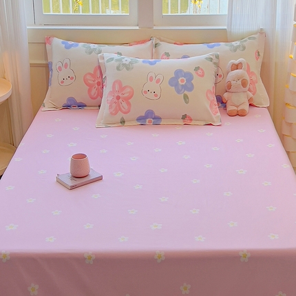 91家纺网 家纺一手货源 找家纺 （总）拾物记 2025新款A类无荧光全喷气12868全棉B版单床单