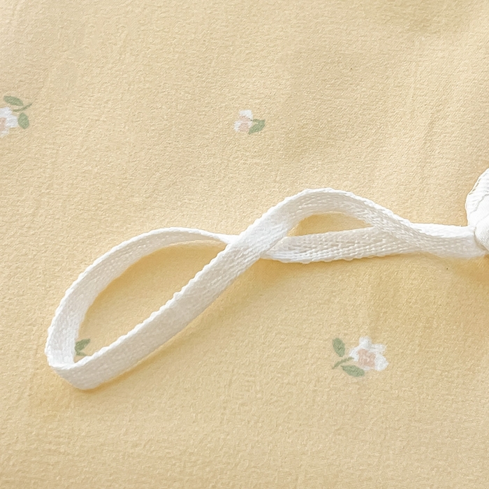 91家纺网 家纺一手货源 找家纺 星窝家纺 2025新款纽扣款水洗棉印花四件套 沐瑶黄