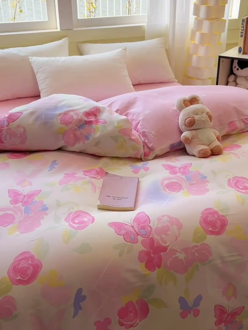 91家纺网 家纺一手货源 找家纺 拾物记 2025新款A类无荧光全喷气全棉12868单被套 烟雨江南