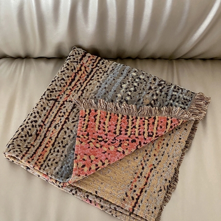 麻依 2025新款全棉纱布披肩浴巾旅行毯 星空森林