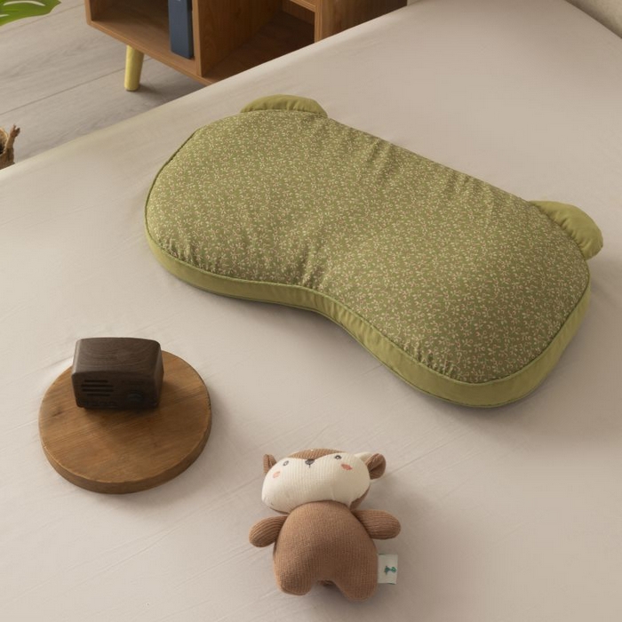 91家纺网 家纺一手货源 找家纺 露函家居 2025新款纯棉熊猫款荞麦枕枕头枕芯 熊猫-玫红