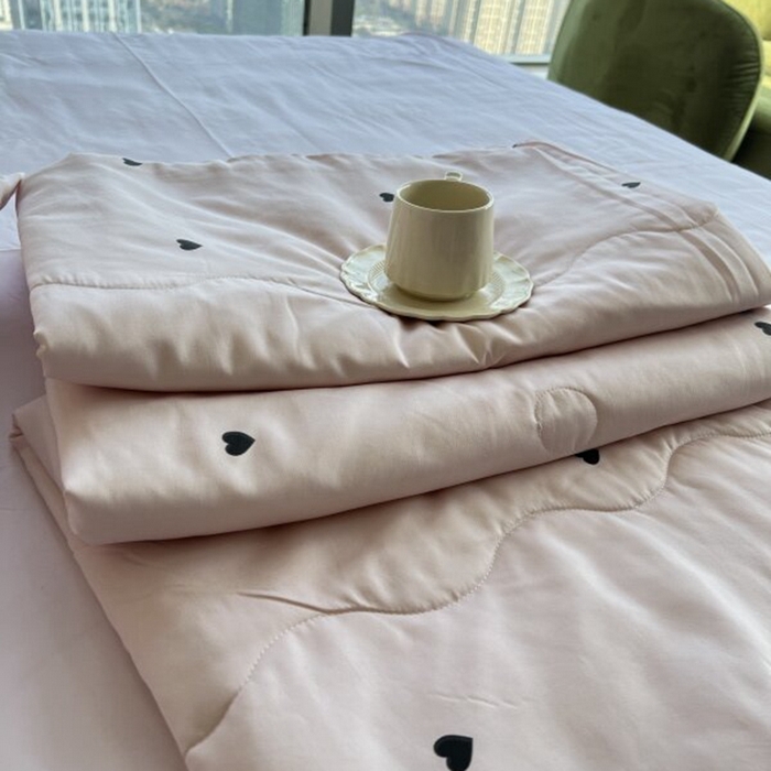 91家纺网 家纺一手货源 找家纺 （总）棉生活家纺 2025新款ins小清新水洗冰丝夏被四件套