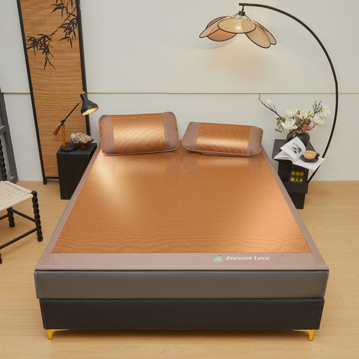 91家纺网 家纺一手货源 找家纺 琪琪阁 2026新款小熊宽边藤席 步步高