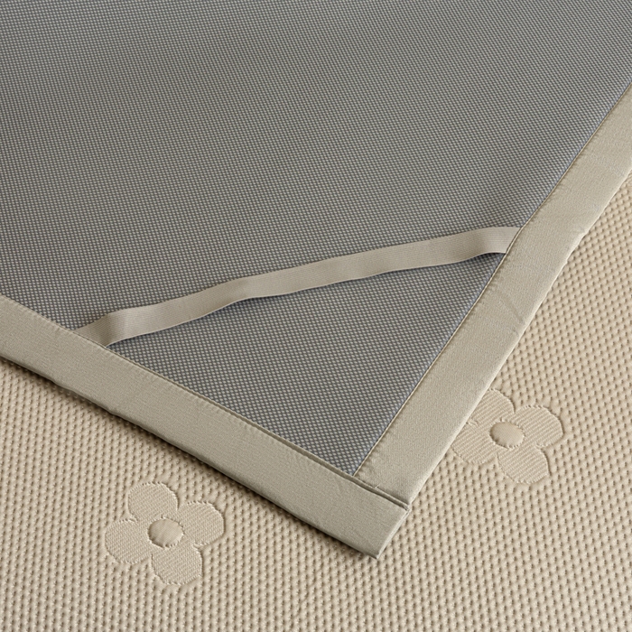 91家纺网 家纺一手货源 找家纺 阿亮家居 2025新款凉席凉豆豆软席床席款 四叶草-玉石咖