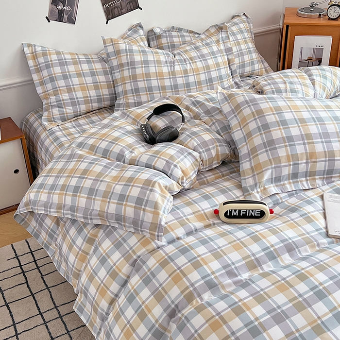 91家纺网 家纺一手货源 找家纺 罗菲尼酒店用品 2025新款磨毛亲肤飞边款四件套 梵西格