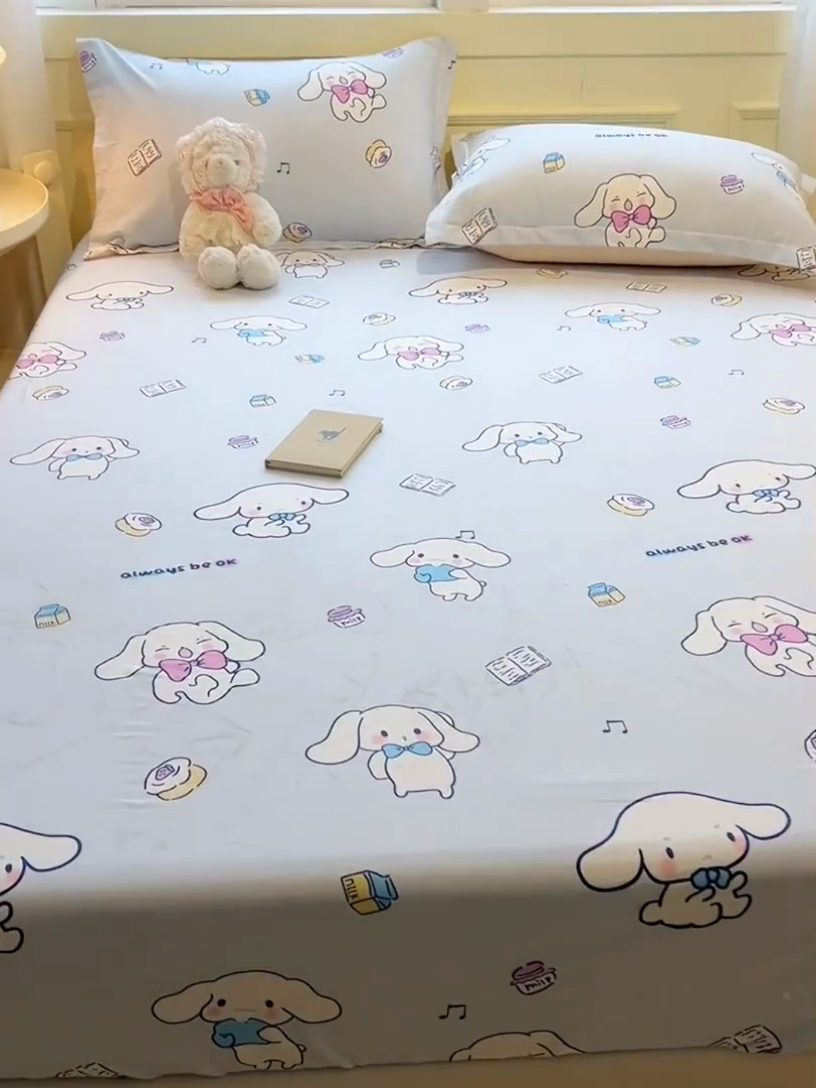 91家纺网 家纺一手货源 找家纺 拾物记 2025新款A类无荧光全喷气全棉12868单床笠 榆林