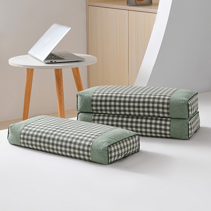 91家纺网 家纺一手货源 找家纺 （总）仁宇枕业 2025新款色织宫廷全荞麦枕系列枕芯