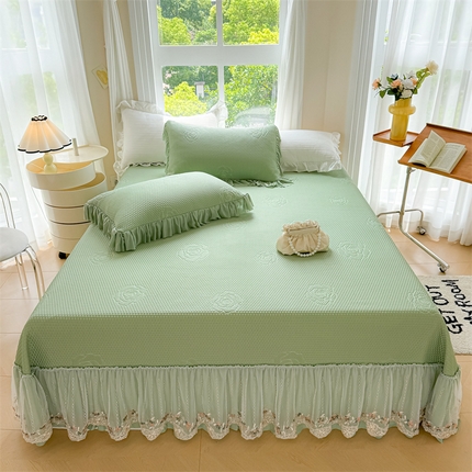 91家纺网 家纺一手货源 找家纺 （总）恒爱家纺 2025新款冰丝国色天香床盖三件套