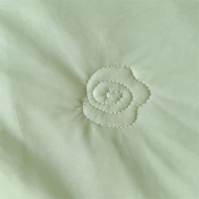 91家纺网 家纺一手货源 找家纺 恒爱家纺 2025新款冰丝国色天香夏被床盖四件套 橄榄绿