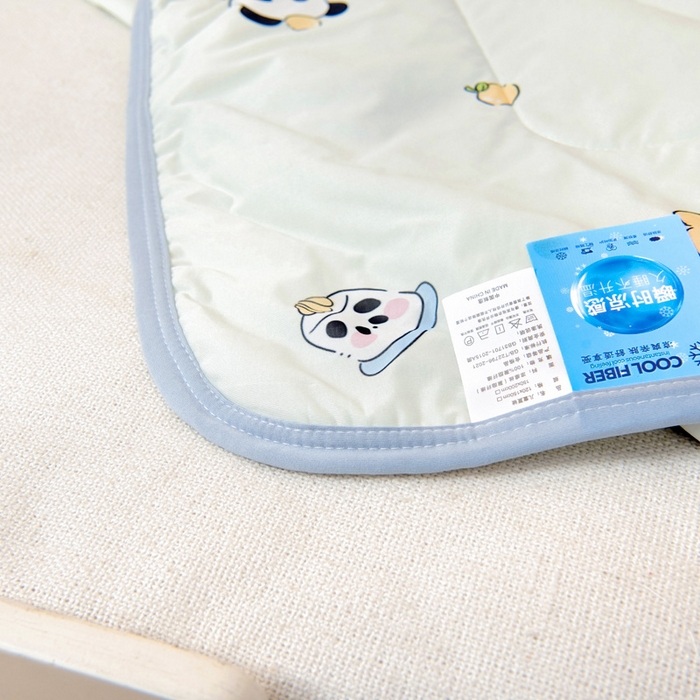 91家纺网 家纺一手货源 找家纺 鱼宝2025新款凉感丝夏被夏凉被空调被 花园熊猫