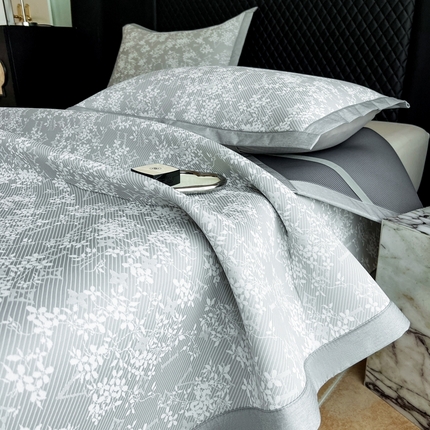 91家纺网 家纺一手货源 找家纺 （总）慕尚家纺 2025春夏新款凉感冰丝提花凉席三件套